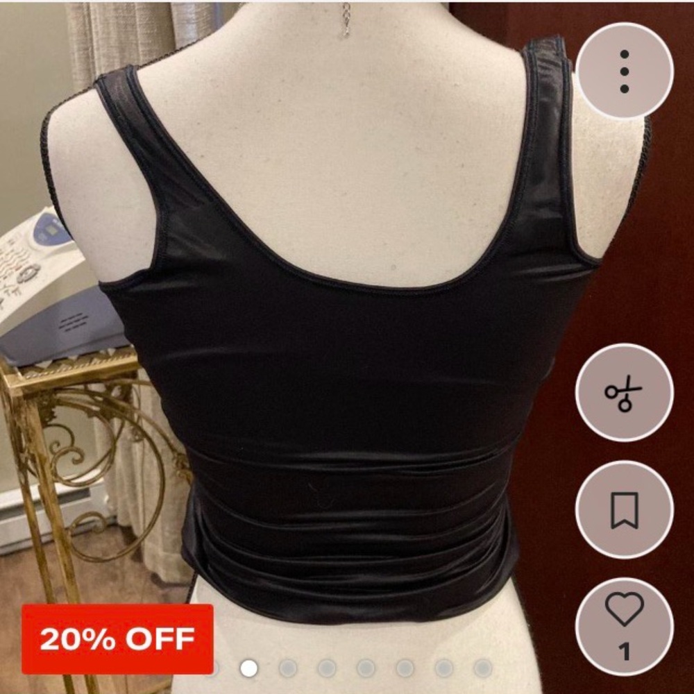 TC Charcoal Sleeveless Top